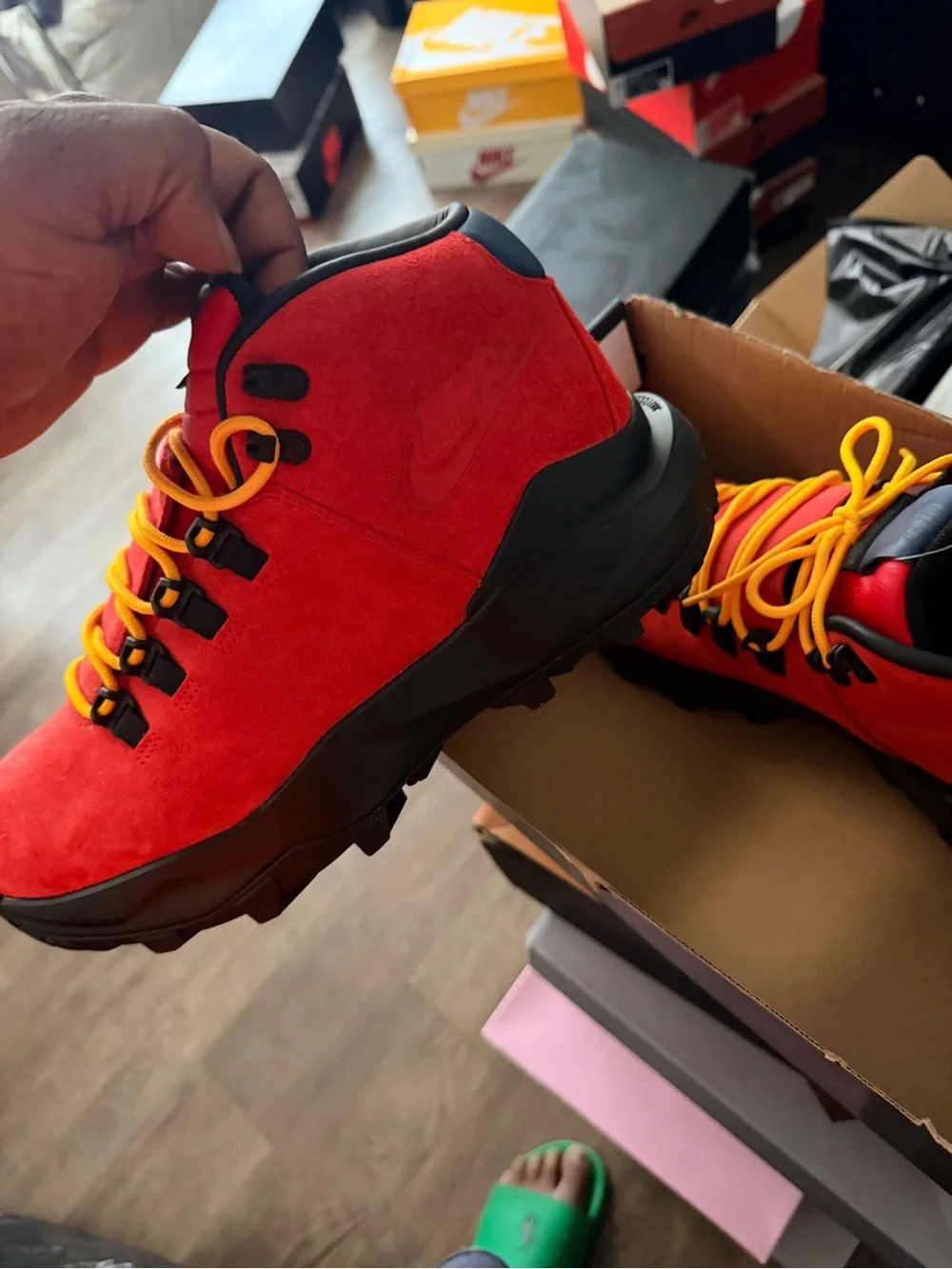 Nike vibrant red